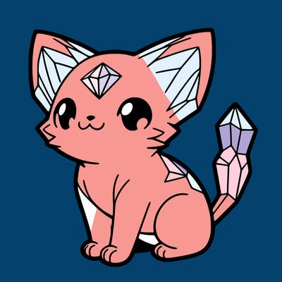 crystal kitten