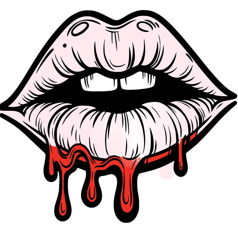 lips that look realistic and drip