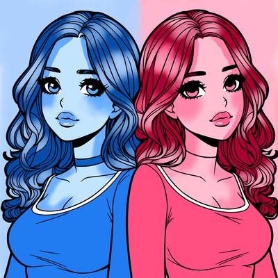 realistic twin sisters