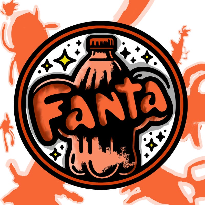 fanta logo circle
