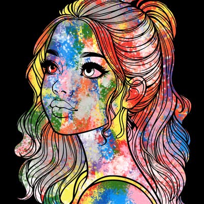 beautiful realistic girl