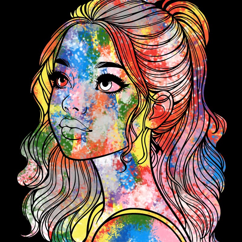 beautiful realistic girl