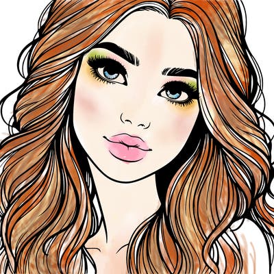 beautiful realistic girl