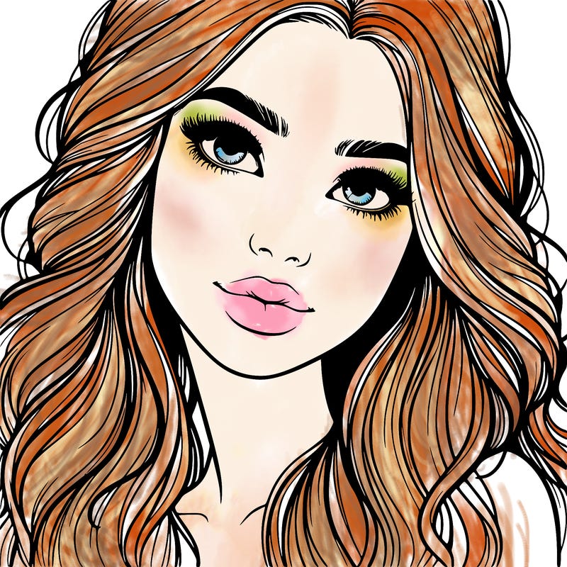 beautiful realistic girl