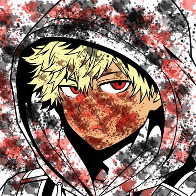 anime guy in hoodie