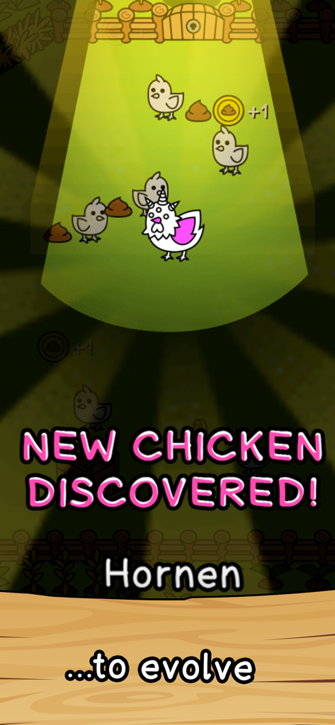 Chicken Evolution | Merge - A new chicken called Hornen discovered in the Chicken Evolution mobile game