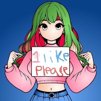 girl holding a blank sign in a long sleeve crop top