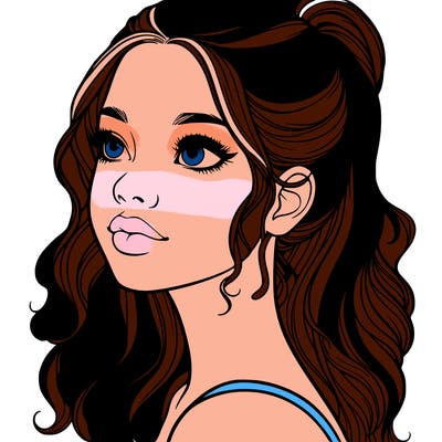 beautiful realistic girl