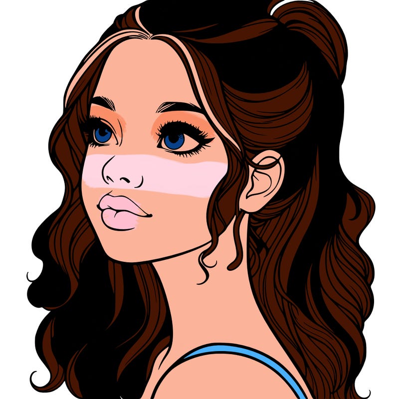 beautiful realistic girl