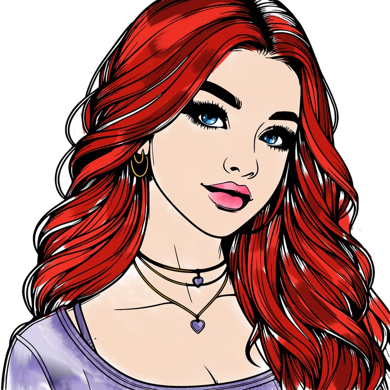 detailed realistic girl