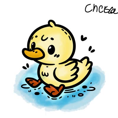 cute duck