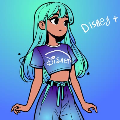 girl in a cute crop top