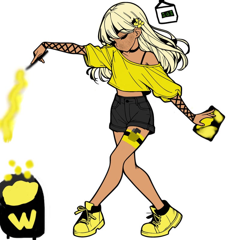 realistic girl danceing