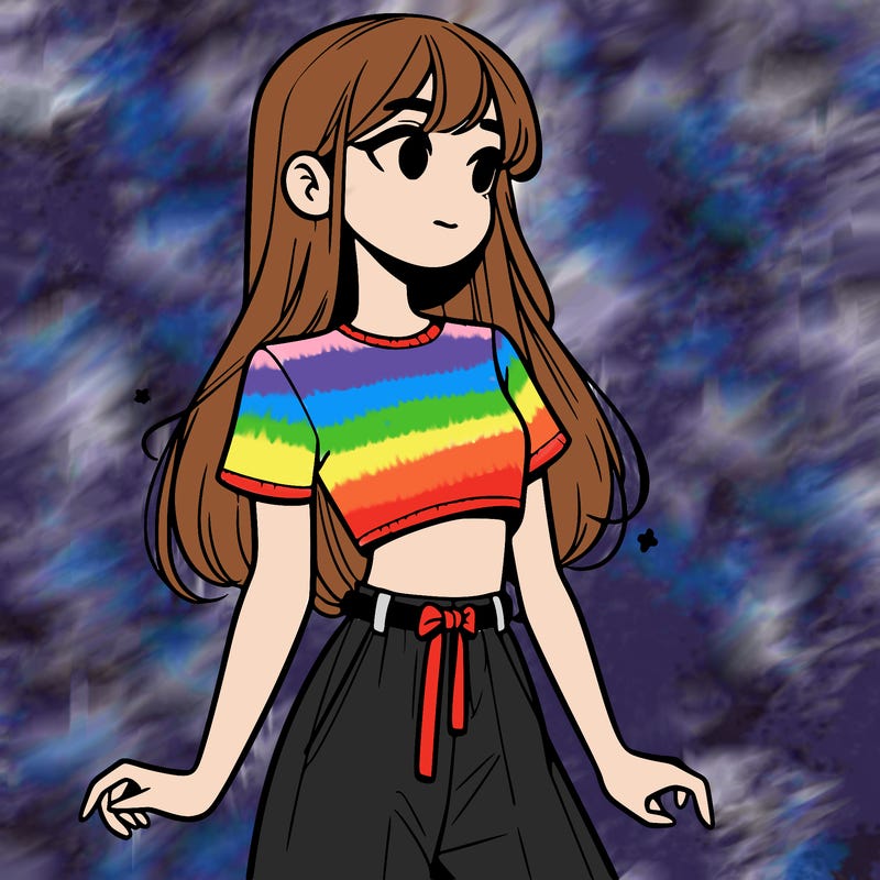 girl in a cute crop top