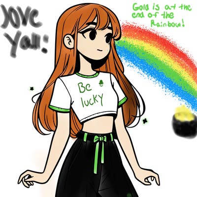 girl in a cute crop top