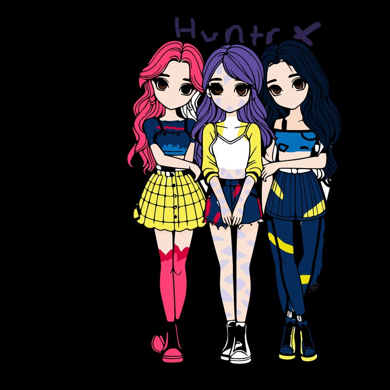 a group of girls realistic