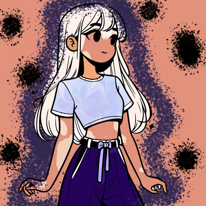 girl in a cute crop top