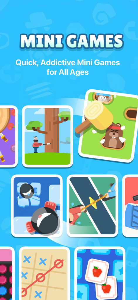 2 Player Games - - Una raccolta di mini giochi veloci e avvincenti per due giocatori, tra cui whack a mole e tris