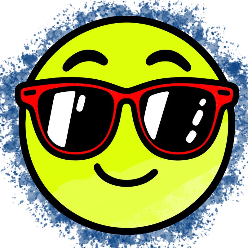 emoji with sunglasses