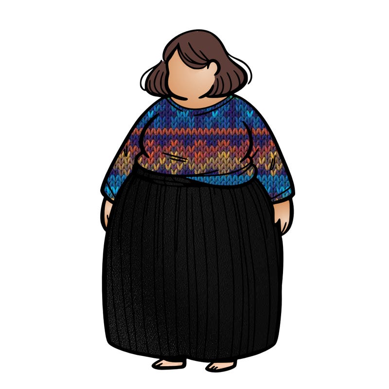 chubby woman