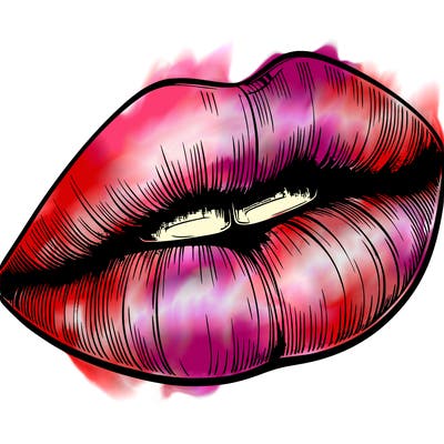 realistic lips