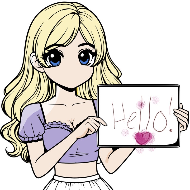 realistic pretty girl holding blank sign