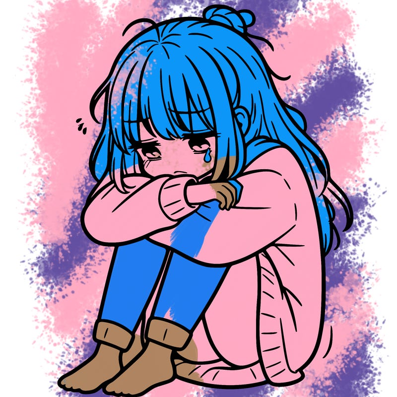 depressed girl