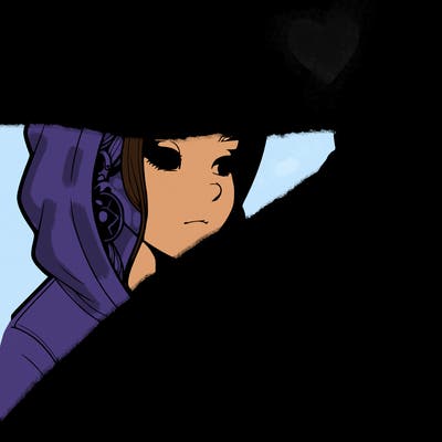 a realistic girl, spray painting