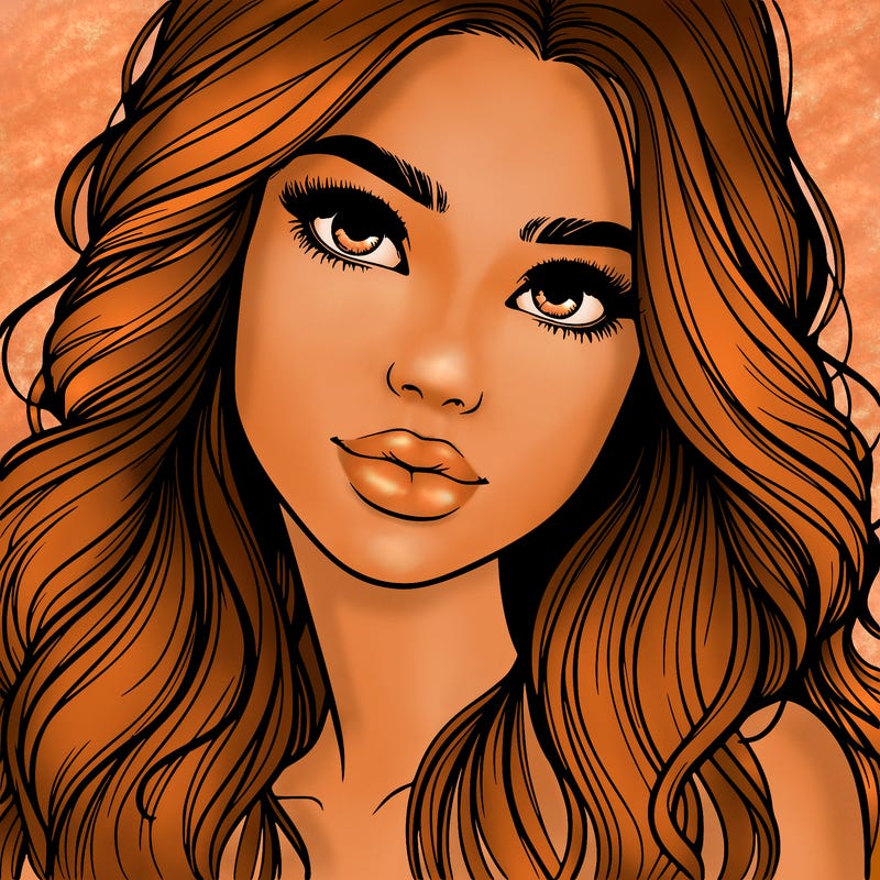 beautiful realistic girl