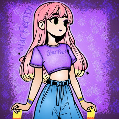 girl in a cute crop top