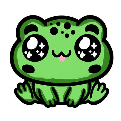 kawaii frog