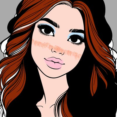 beautiful realistic girl