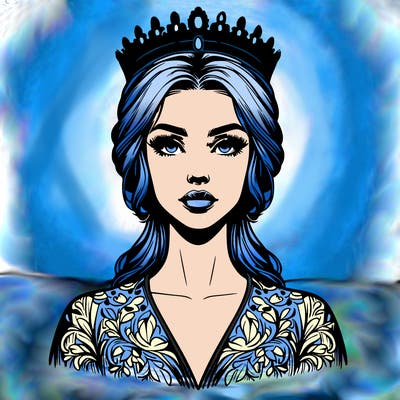 realistic beautiful queen