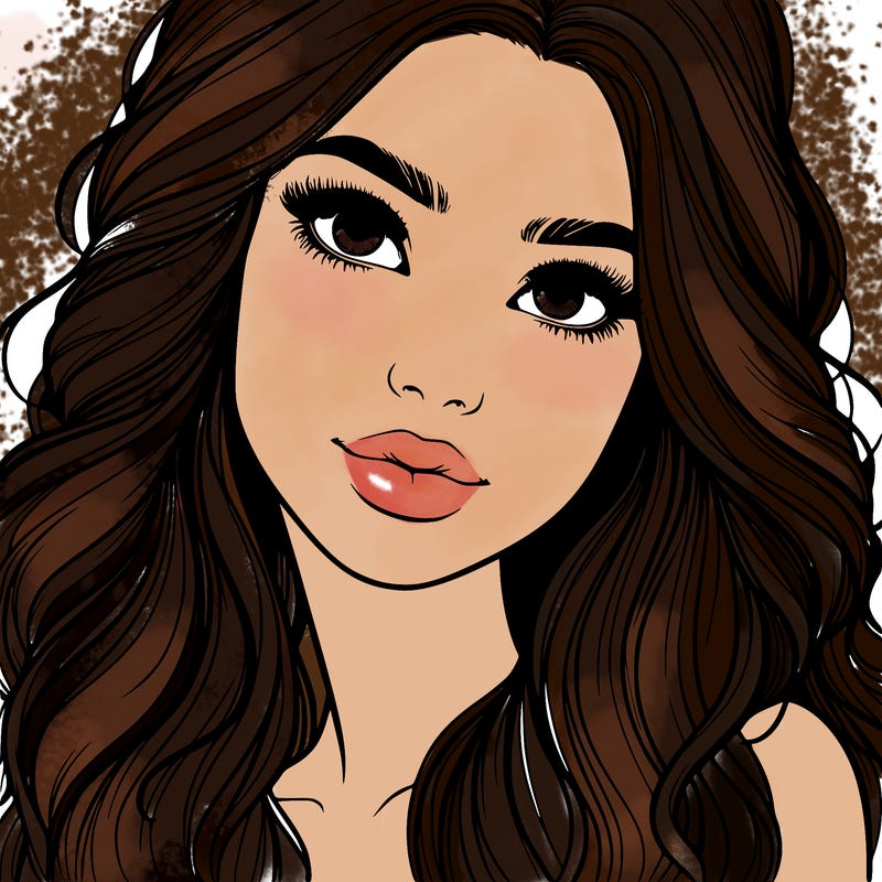 beautiful realistic girl