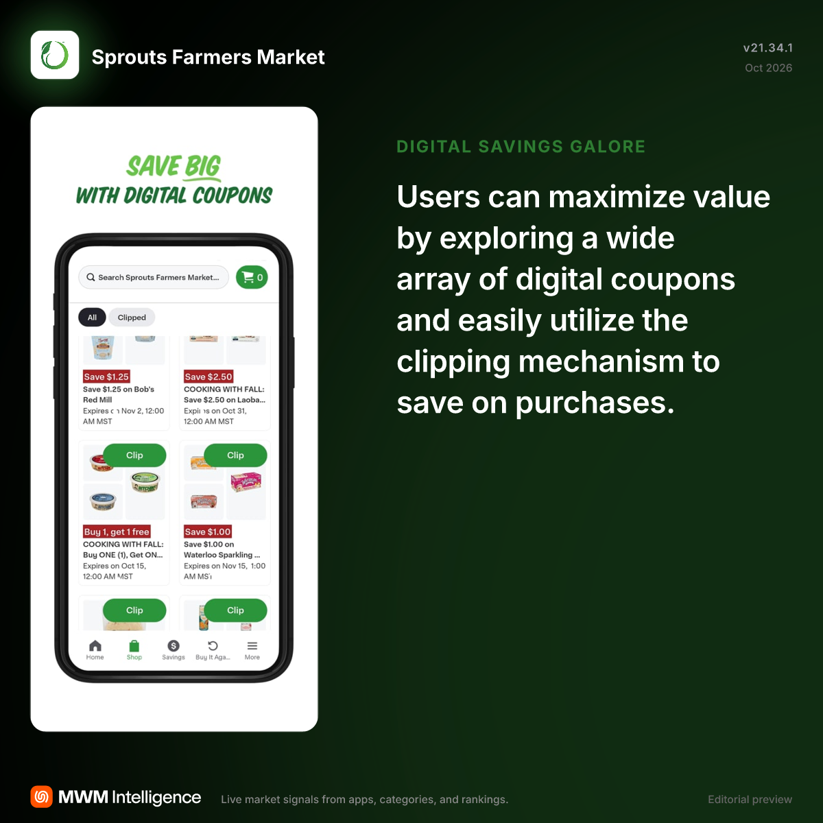 Sprouts Farmers Market - Shopping App | MWM