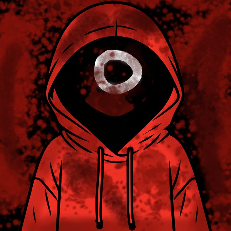 faceless girl in hoodie