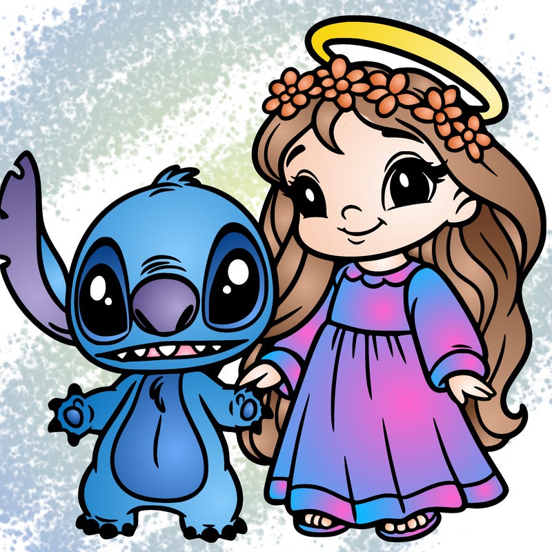 stitch and angel