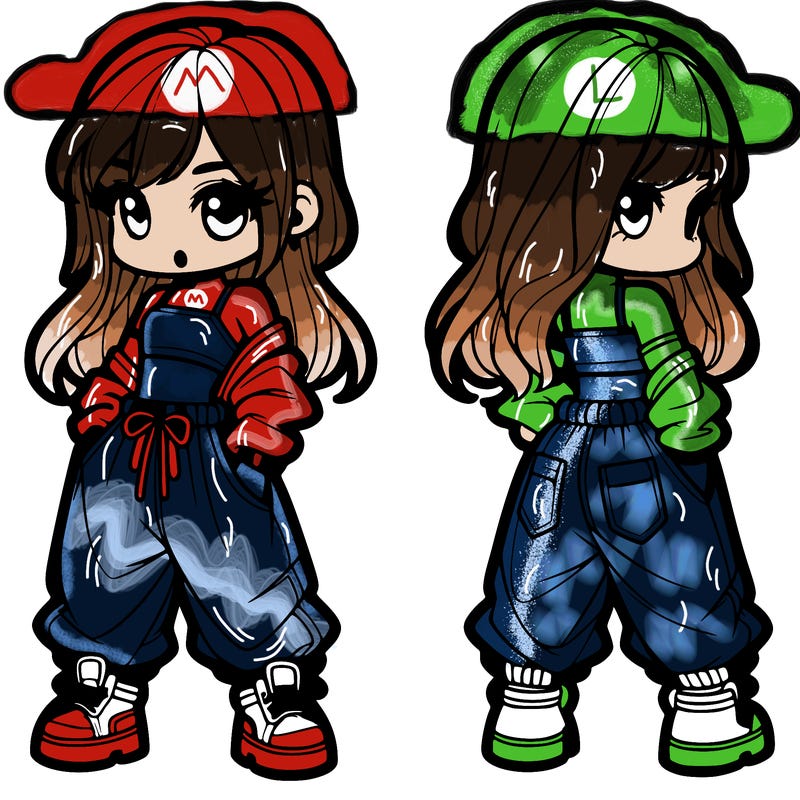 girl in crop top and baggy pants