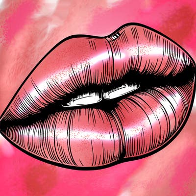 realistic lips