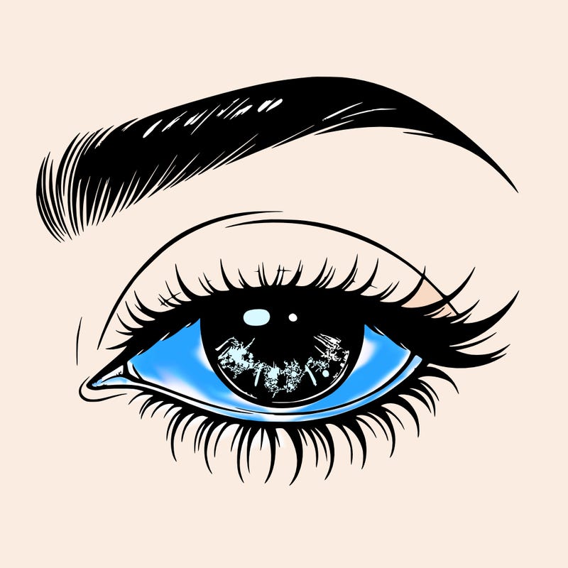 eye closed realistic