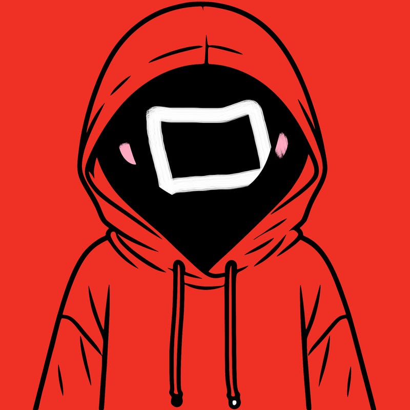 faceless girl in hoodie