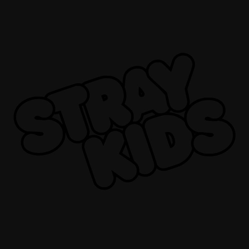 bubble letters saying stray kids