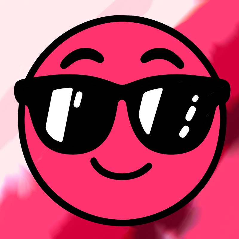 emoji with sunglasses