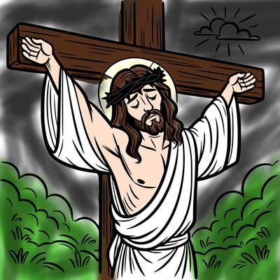 jesus on the cross