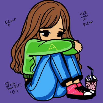 a girl  after a breakup