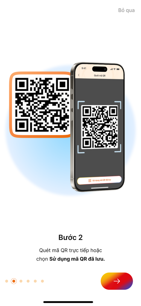 Smartphone scanning a QR code in the HPO app for identity verification