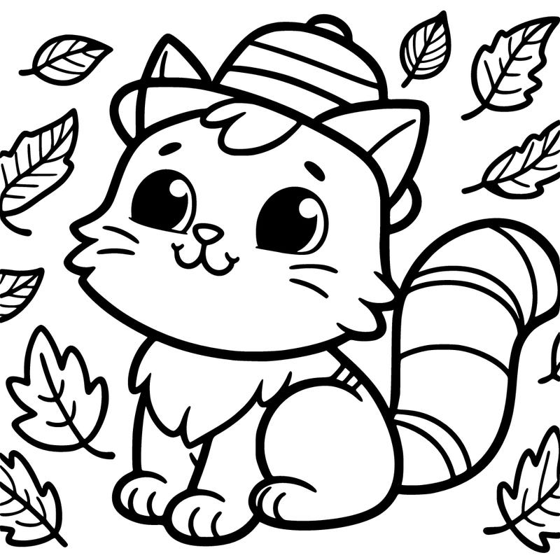 cat autumn