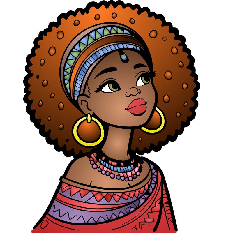 african woman