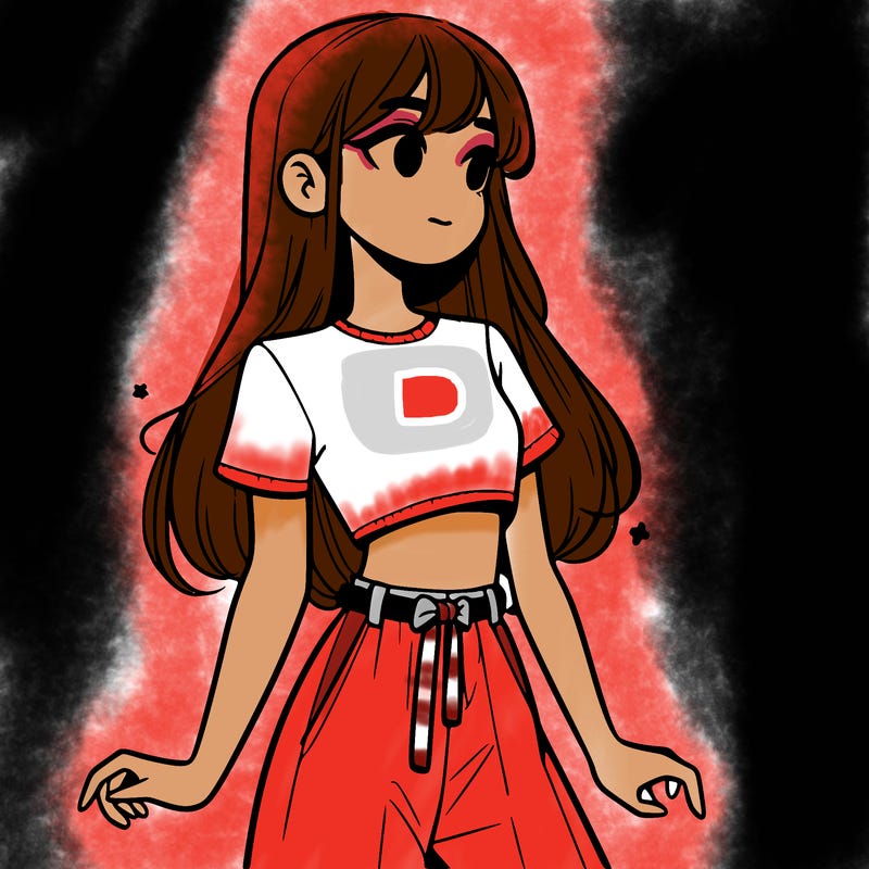 girl in a cute crop top