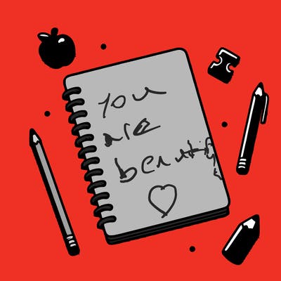 empty blank plain nothing on the page but white note book only